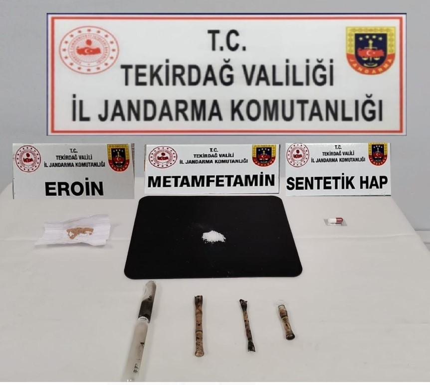 Tekirdağ’da jandarma uyuşturucuya geçit vermedi: 5 gözaltı