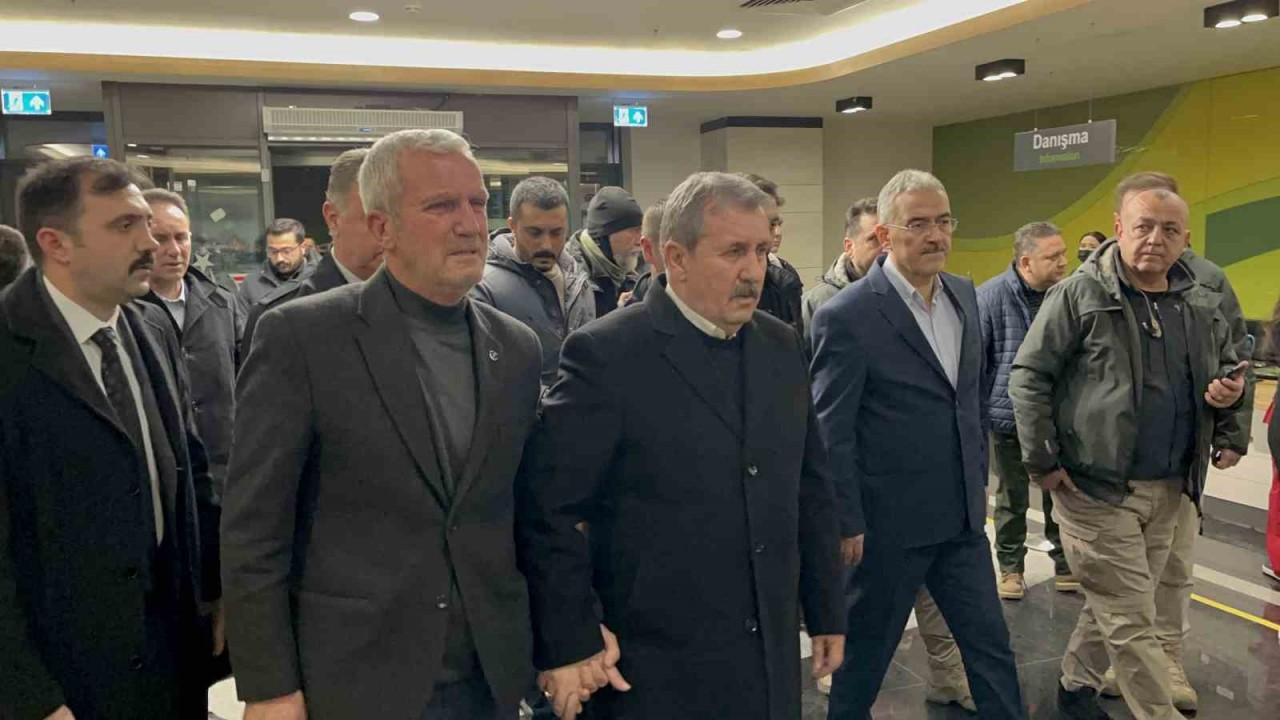 BBP Genel Başkanı Mustafa Destici taziyeleri kabul etti