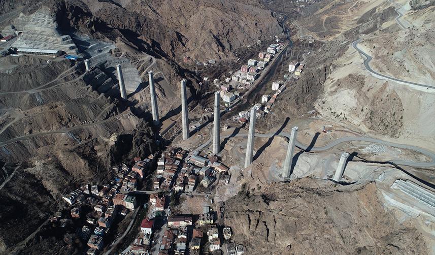 Artvin'in Yusufeli Barajı'nda çalışmalar başladı