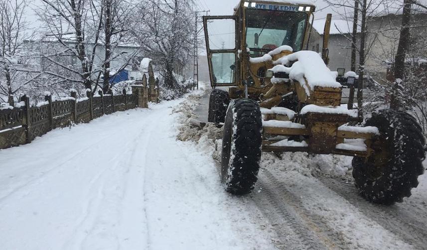 Ordu'da kar yağışı etkili oldu