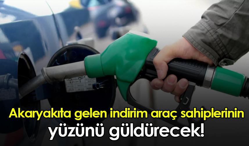 Akaryakıta gelen indirim araç sahiplerinin yüzünü güldürecek!