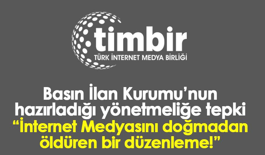 Basın İlan Kurumu’nun hazırladığı yönetmeliğe tepki “İnternet Medyasını doğmadan öldüren bir düzenleme!”