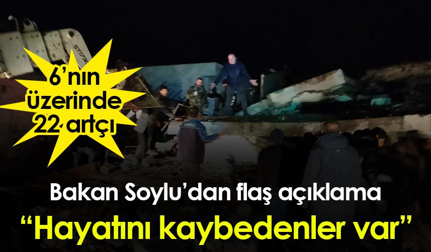 Bakan Süleyman Soylu’dan deprem açıklaması: “Birinci önceliğimiz, vatandaşlarımızı enkaz altından kurtarmak”