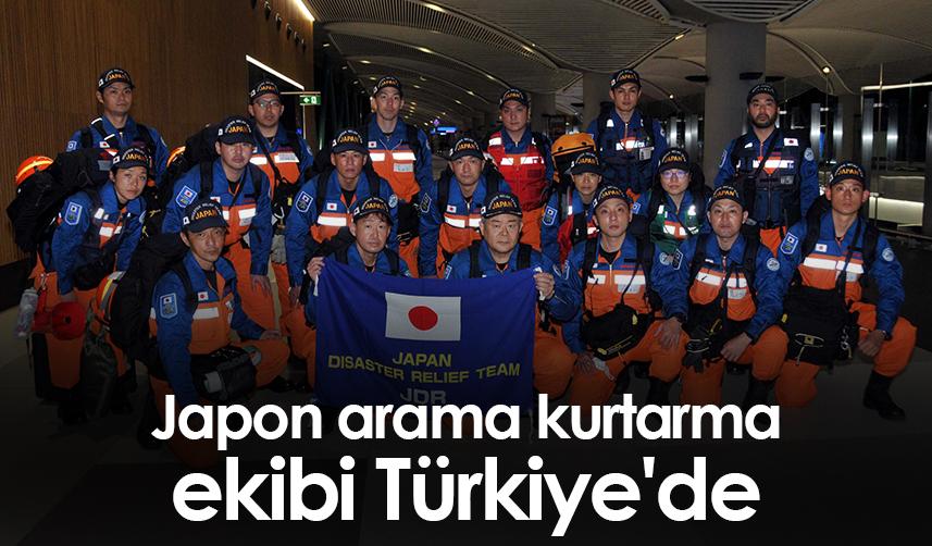 Japon arama kurtarma ekibi Türkiye'de