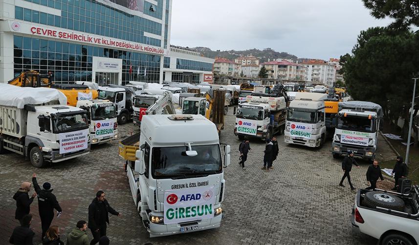 Giresun'da iş dünyası depremzedeler için birlik oldu