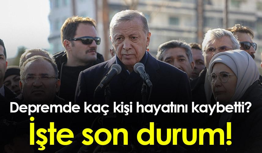 Depremde kaç kişi hayatını kaybetti? İşte son durum!