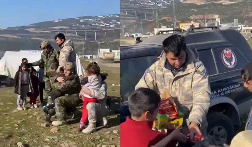 MSB: “Mehmetçik bölgedeki yardım faaliyetlerinde evlatlarımızı unutmuyor”