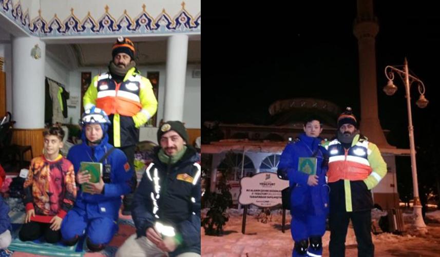 Çinli arama kurtarma personeli Müslüman oldu