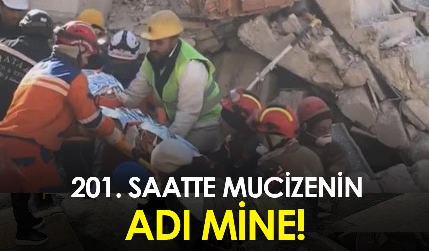 201. saatte mucizenin adı Mine!