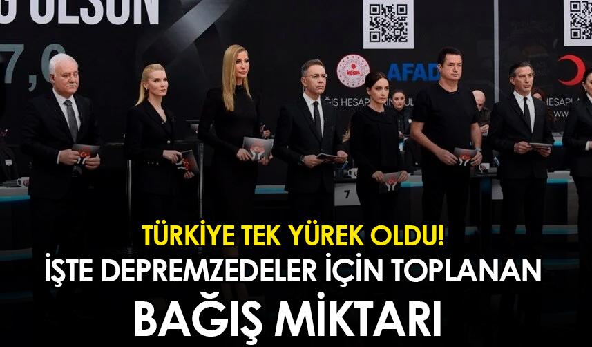 İşte depremzedeler için toplanan bağış miktarı