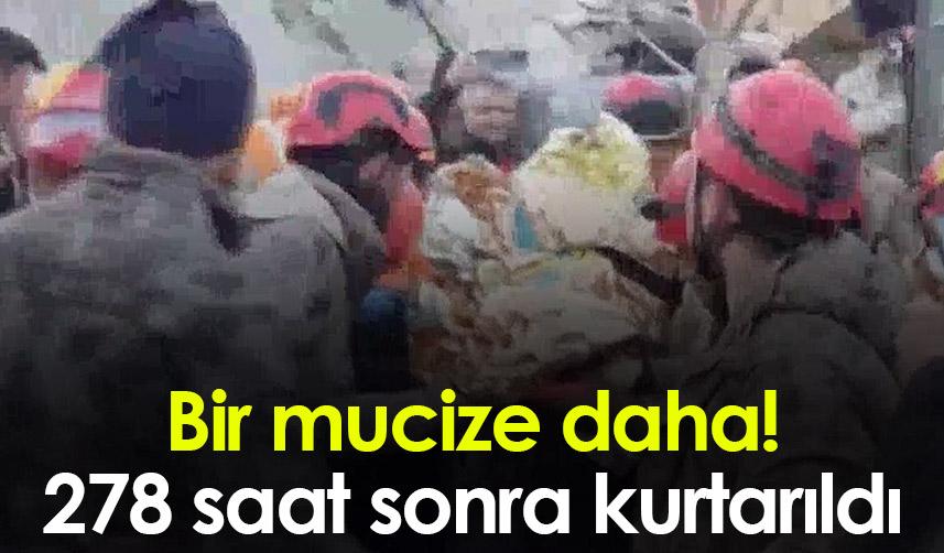 Bir mucize daha! 278 saat sonra kurtarıldı