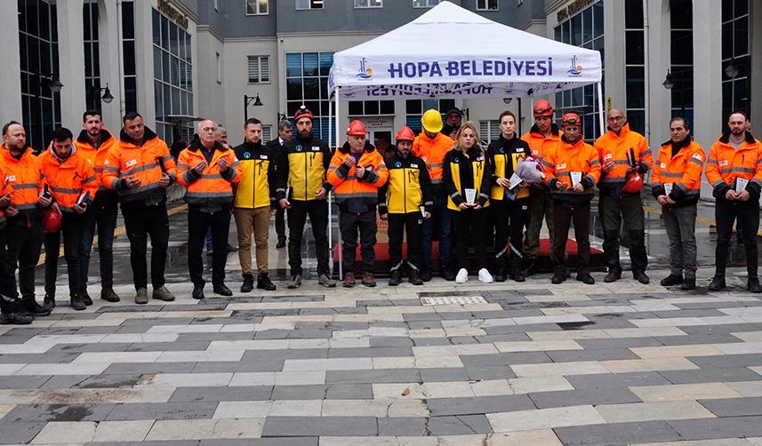 Hopa Arama Kurtarma ekibi deprem bölgesinden Artvin'e döndü