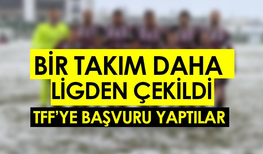 Bir takım daha ligden çekildi! TFF'ye başvuru yaptılar