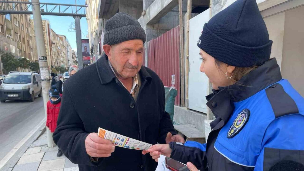 Elazığ polisinden deprem bilinçlendirme çalışması