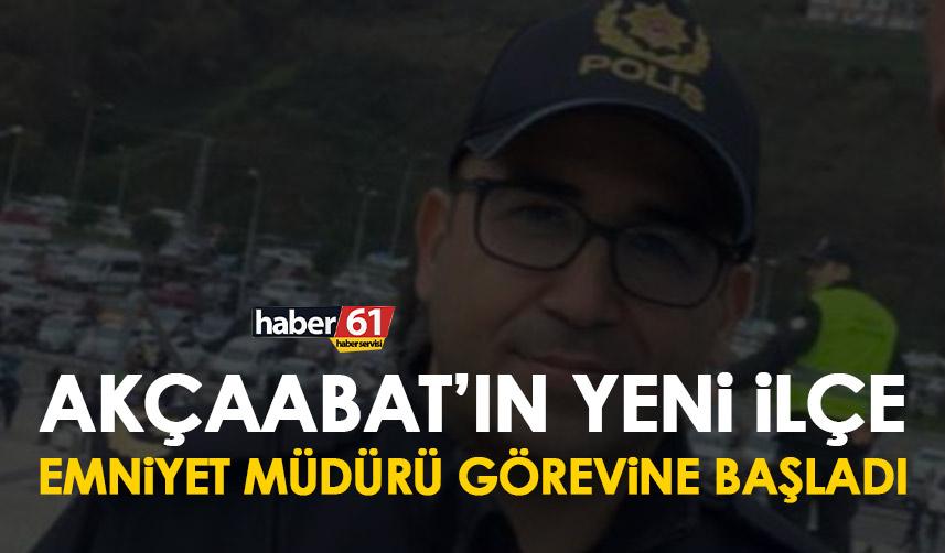 Trabzon'da Akçaabat’ın yeni ilçe emniyet müdürü Ahmet Elvan oldu