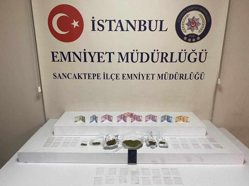Sancaktepe’de uyuşturucu madde ticareti yapan şahıs tutuklandı