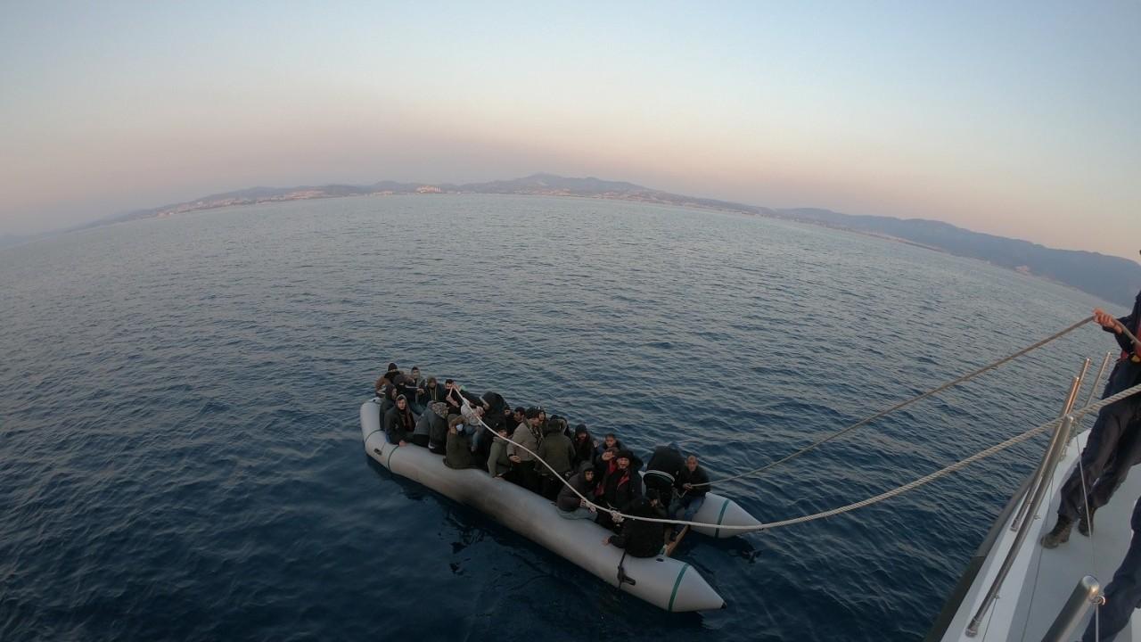 Aydın’da 31 düzensiz göçmen kurtarıldı
