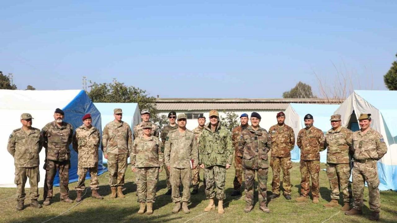 TSK deprem bölgesinde NATO ile çalışmalara devam ediyor