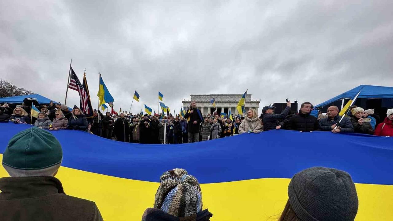 ABD’de yaşayan Ukraynalılardan Rusya karşıtı protesto: "Putin bir katildir"