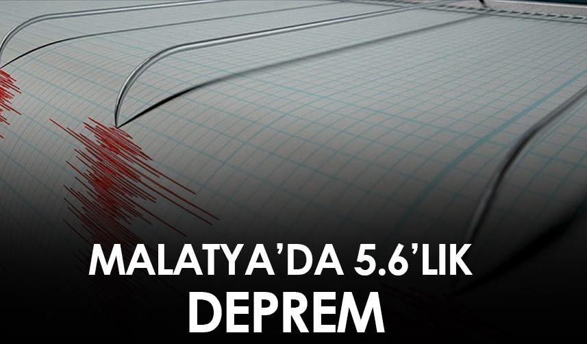 Malatya'da 5.6'lık deprem!