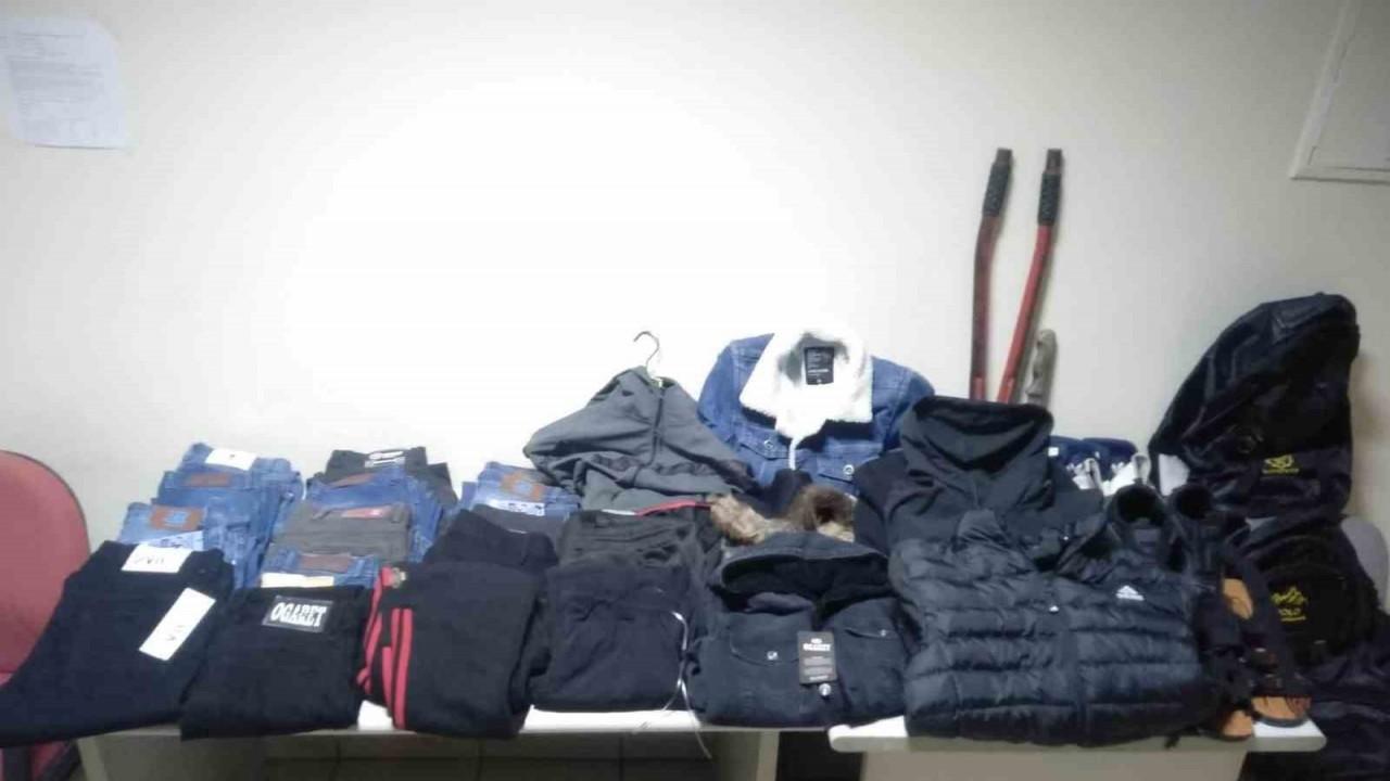 İş yerini soyan hırsızlar kameralarla adım adım izlenerek yakalandı