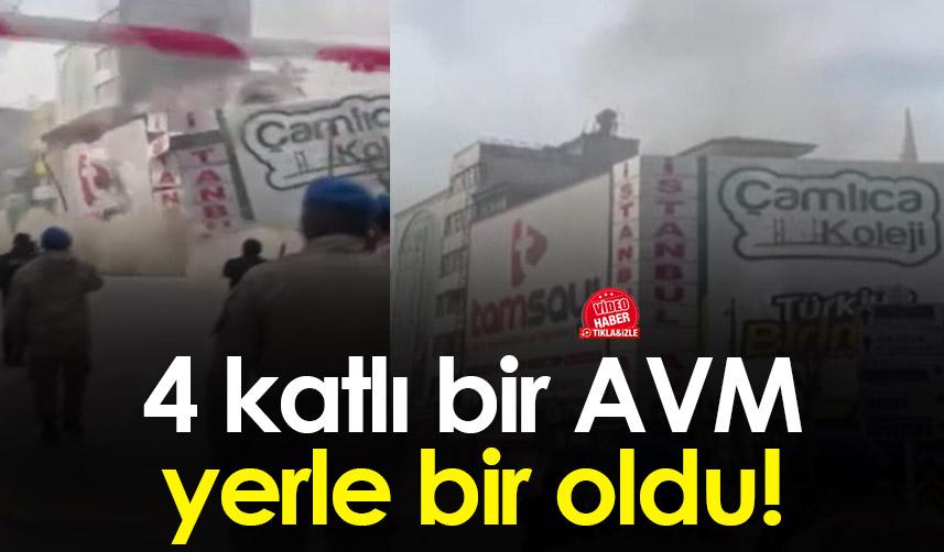 Malatya'da 4 katlı bir AVM yerle bir oldu