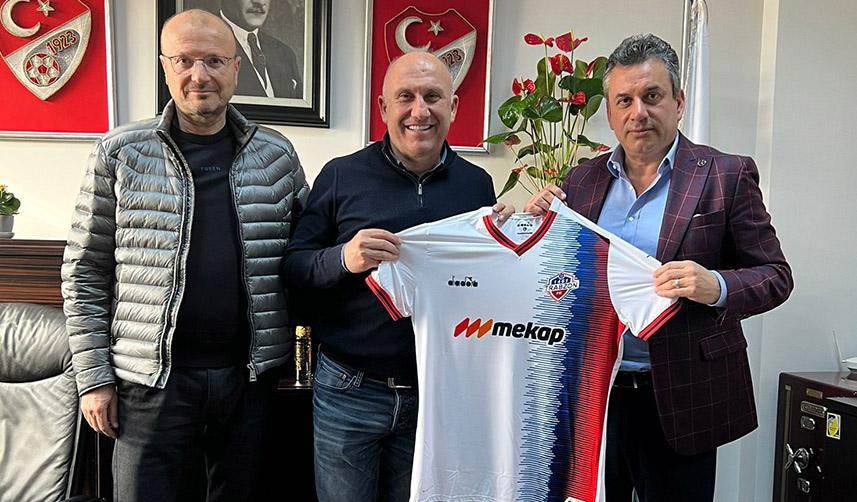 Celil Hekimoğlu’ndan Hamdi Aslan’a hayırlı olsun ziyareti