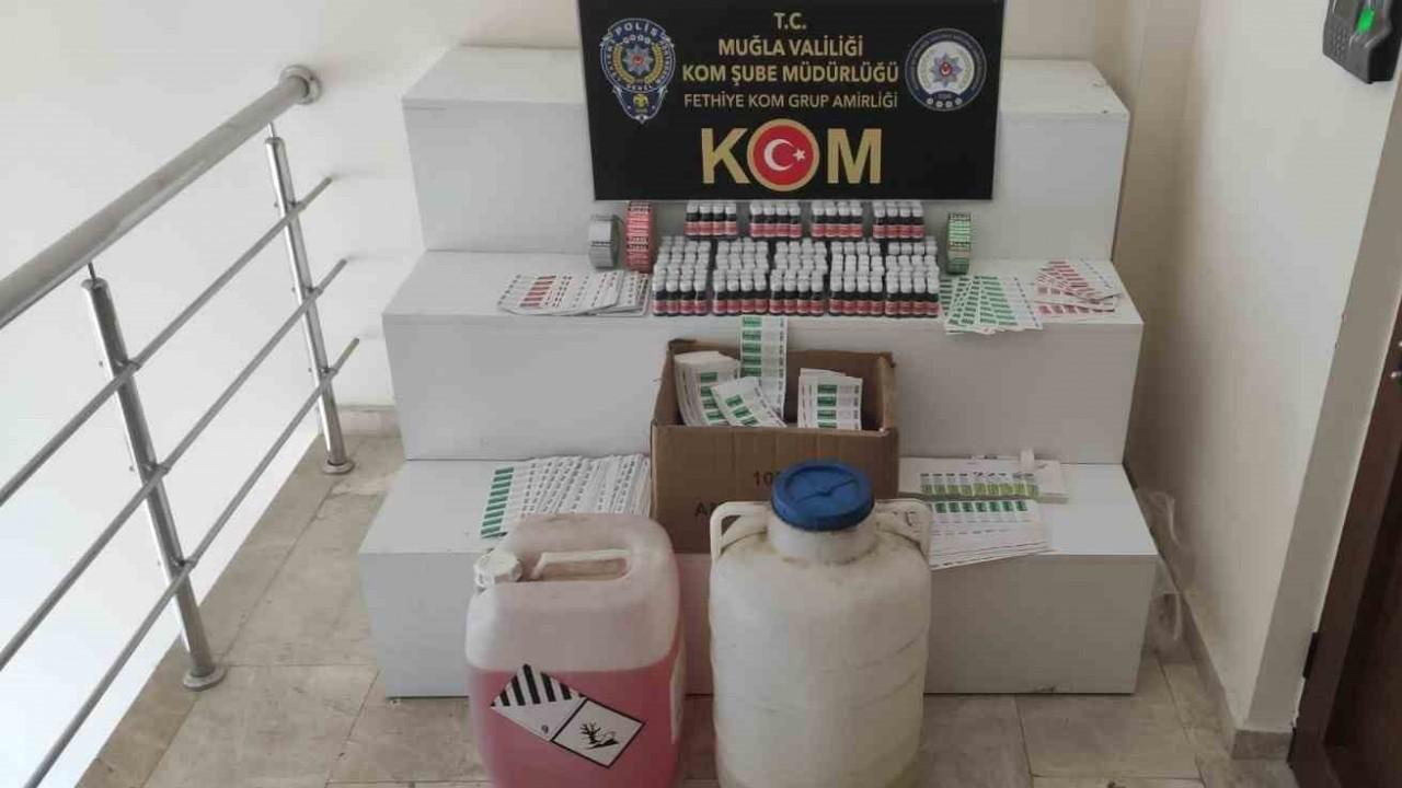 Fethiye’de sahte krem üreten kişi yakalandı