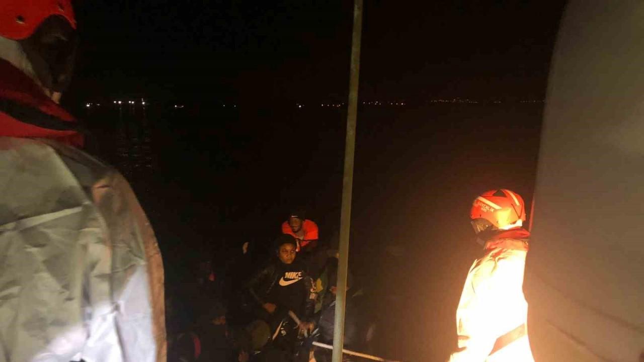 Aydın’da 63 düzensiz göçmen kurtarıldı