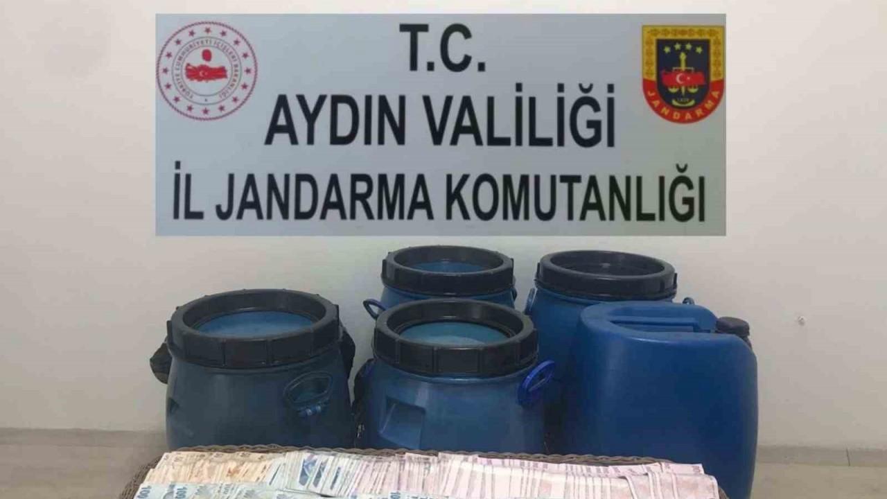 Aydın’da zeytinyağı hırsızları jandarmaya takıldı