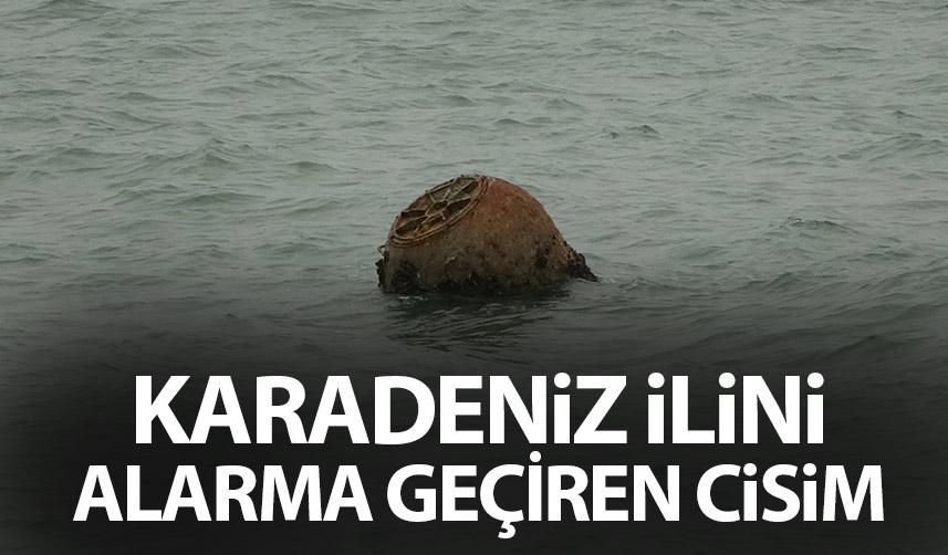 Karadeniz ilinde mayın alarmı! Ekipler harekete geçti