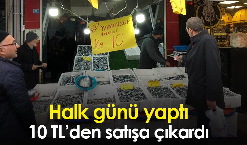 Rize'de hamside halk günü yaptı! 10 TL’den satışa çıkardı