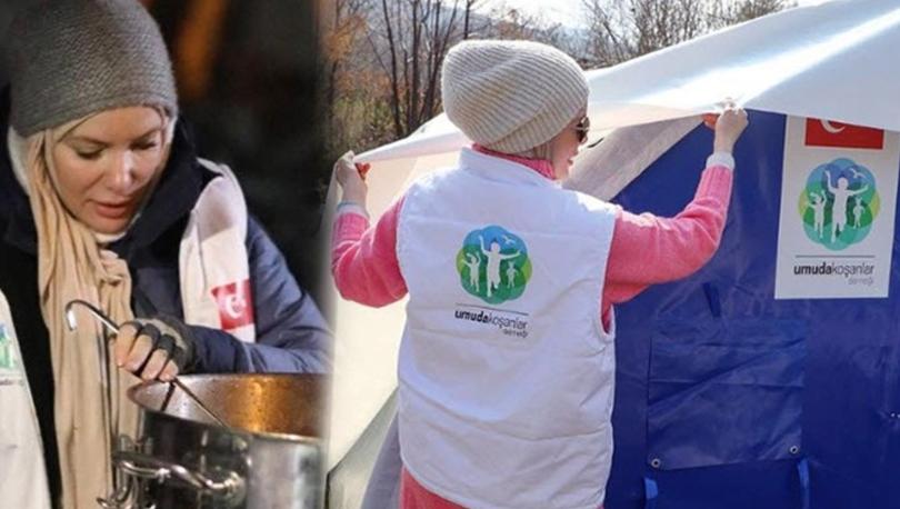 Gamze Özçelik depremzedeler için sefer oldu!