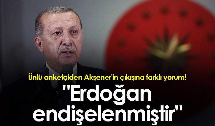 Ünlü anketçiden Akşener'in çıkışına farklı yorum! "Erdoğan endişelenmiştir"