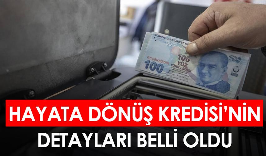 Hayata Dönüş Kredisi'nin ayrıntıları belli oldu! Hayata Dönüş Kredisi nedir?