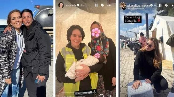 Ünlüler depremzedeleri unutmadı!