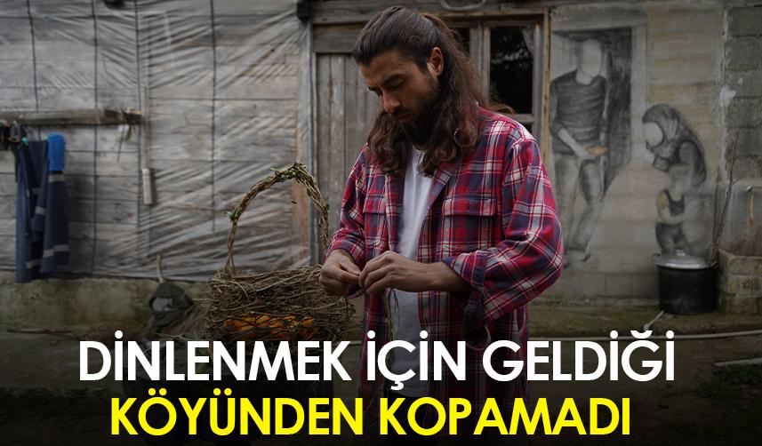 Köyüne dinlenmek için gelmişti! Rize'den kopamadı