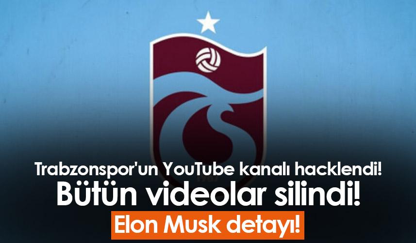 Trabzonspor'un YouTube kanalı hacklendi! Bütün videolar silindi!