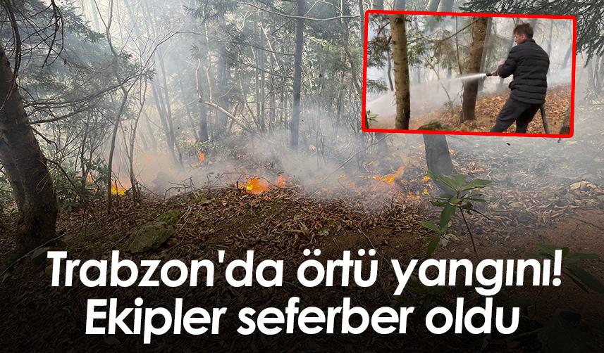 Yomra Kıratlı’daki Orman Örtü Yangını Altı Saatte Söndürüldü