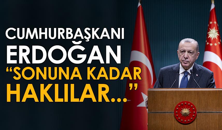 Cumhurbaşkanı Erdoğan'dan grup toplantısında sert mesajlar