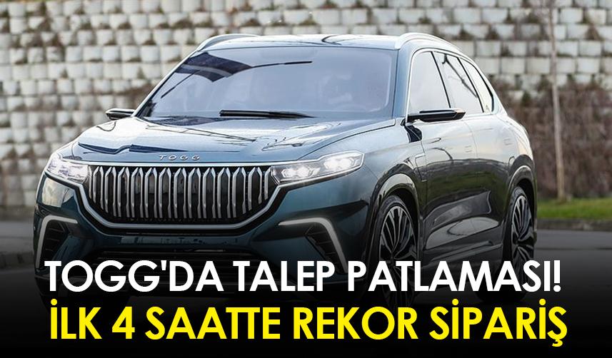 TOGG'da talep patlaması! İlk 4 saatte rekor sipariş