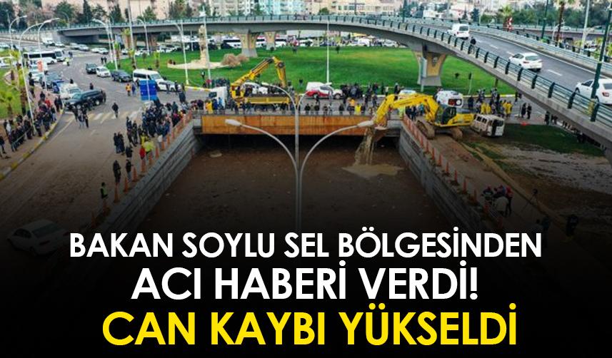 Bakan Soylu sel bölgesinden acı haberi verdi! Can kaybı yükseldi