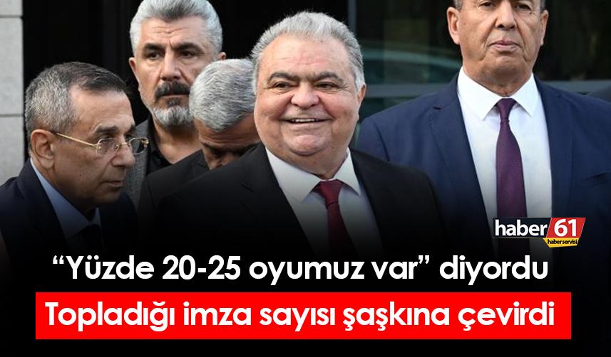 Cumhurbaşkanı Adaylığı için topladığı imza sayısı şaşırttı!