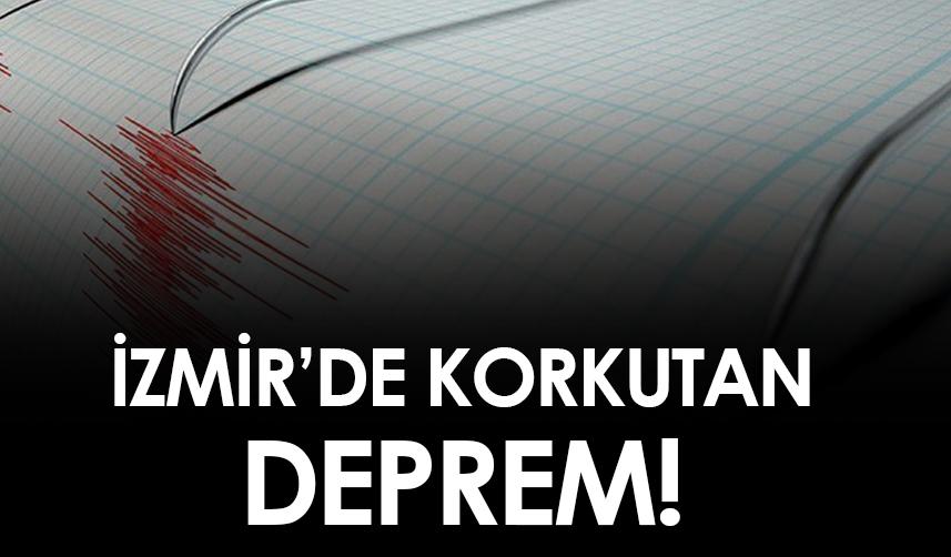 İzmir'in Buca ilçesinde deprem!