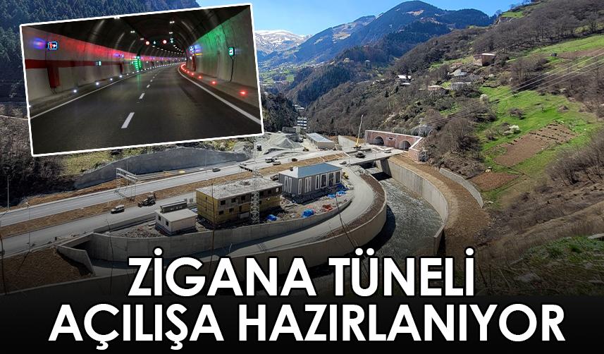 Zigana Tüneli açılışa hazırlanıyor