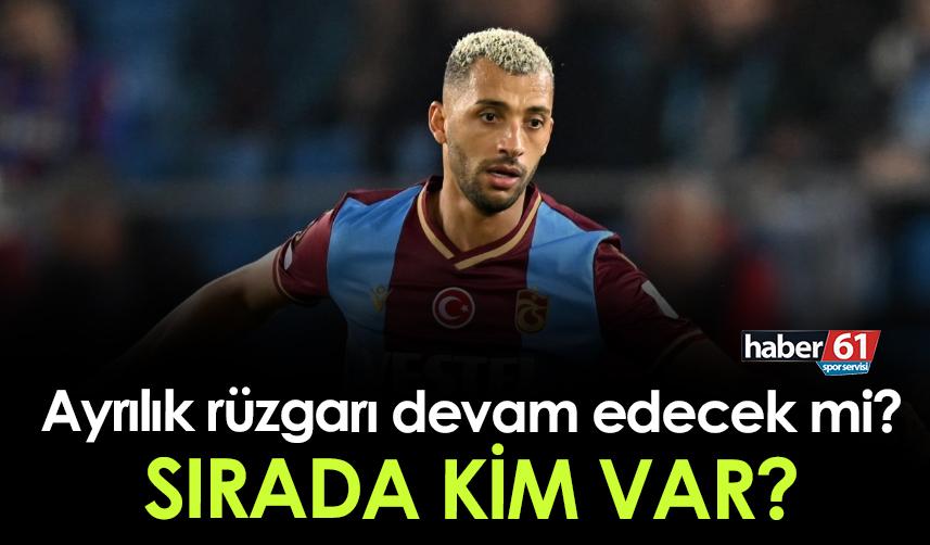Trabzonspor'da ayrılık rüzgarı devam edecek mi? Sırada onlar var!