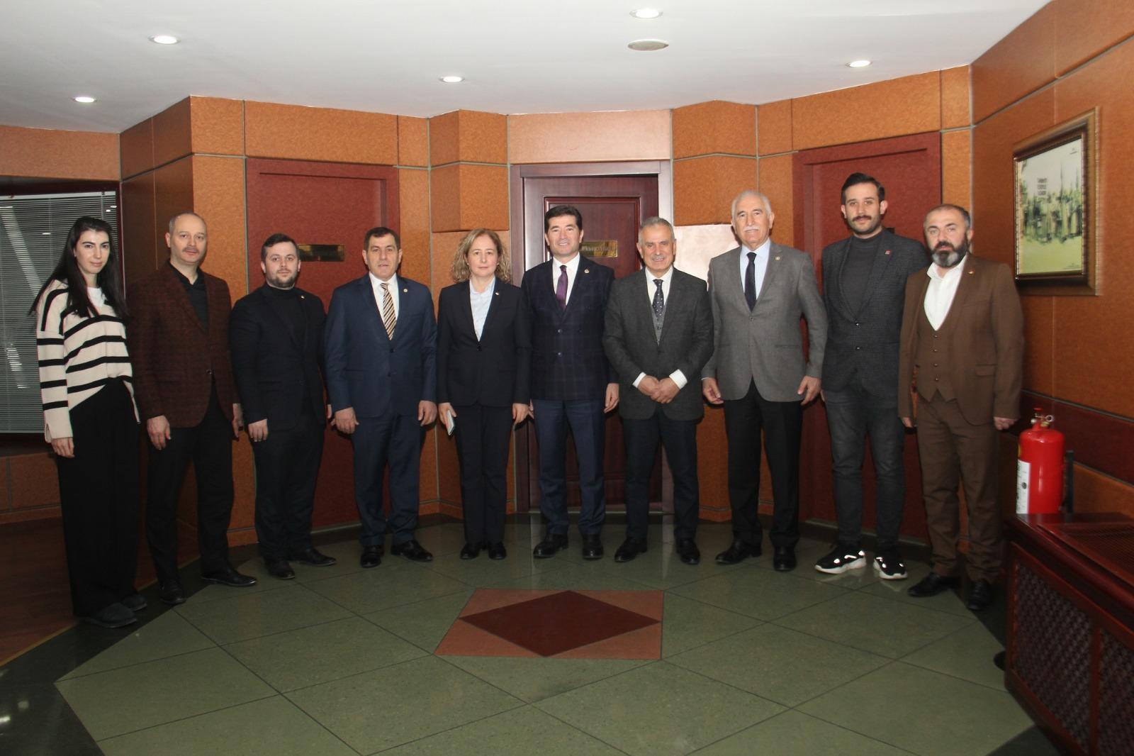 CHP Heyeti Trabzon Ticaret Borsası’nda