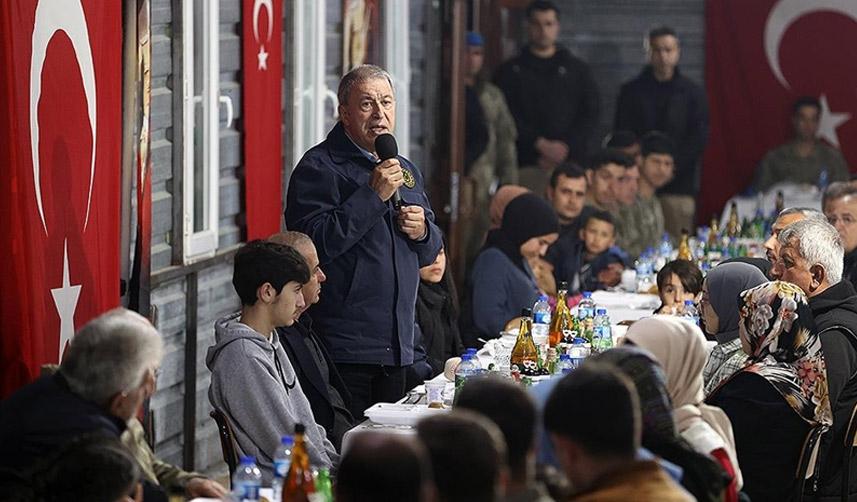 Bakan Akar: Son 3 ayda 340 terörist etkisiz hale getirildi