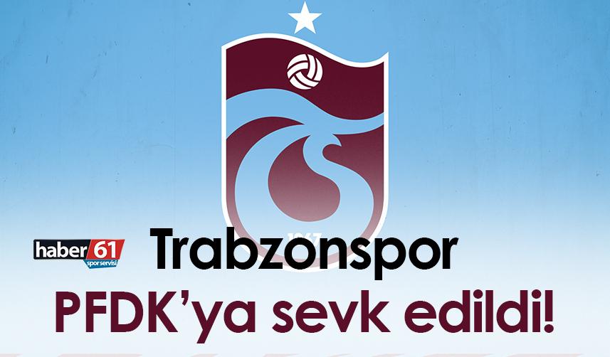 Trabzonspor, Kayserispor maçındaki tezahüratlar nedeniyle PFDK’ya sevk edildi