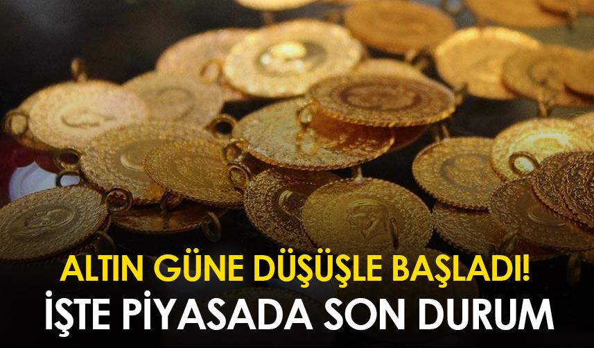 Altın güne düşüşle başladı! Altın fiyatları ne kadar?